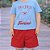 Conjunto Infantil Menina Blusa Besties Forever e Shorts Vermelho 4YOU- Cativa - Imagem 4