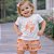 Conjunto Bebê Menina Blusa com Estampa de Laço e Shorts Estampado 4YOU- Cativa - Imagem 2