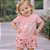 Conjunto Bebê Menina Blusa com Estampa de Laço e Shorts Estampado 4YOU- Cativa - Imagem 3