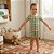 Pijama Infantil Menina Algodão Xadrez Rosa e Verde 4YOU- Cativa - Imagem 2