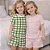 Pijama Infantil Menina Algodão Xadrez Rosa e Verde 4YOU- Cativa - Imagem 1