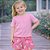 Conjunto Infantil Menina Blusa Texturizada e Shorts Estampado em Poliéster 4YOU- Cativa - Imagem 5