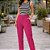 Calça Jogger Feminina Cargo em Viscolinho Pink com Bolsos Malwee - Imagem 2