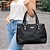Bolsa Feminina Chenson Preta Texturizada Alça de Ombro Média - Imagem 2