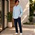 Camisa Regular Masculina Manga Longa Em Tricoline Malwee - Imagem 1