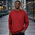 Blusa Moletom Masculina Manga Longa Gola Careca Canelada Malwee - Imagem 11