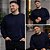 Blusão Moletom Masculino Plus Size Gola Redonda Canelada- Basicamente - Imagem 4