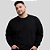 Blusão Moletom Masculino Plus Size Gola Redonda Canelada- Basicamente - Imagem 10