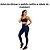 Calça Legging Sem Costura Cós Alto Selene- Azul Marinho - Imagem 3