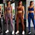 Legging Feminina Sem Costura Texturizada – Detalhes 3D e Recorte Inovador Selene - Imagem 4