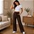 Calça Feminina Moletom Pantalona com Faixa e Bolsos Cereja Rosa - Imagem 7