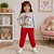 Conjunto Infantil Moletom Menina Blusa Estampada + Calça com Elástico Kely & Kety - Imagem 4