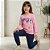 Conjunto Moletom Menina Inverno Blusa Estampada E Calça Lisa Kely Kety - Imagem 6