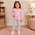 Conjunto Moletom Inverno Menina Blusa Beautiful E Calça Lisa Kely Kety - Imagem 6