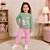 Conjunto Moletom Inverno Menina Blusa Beautiful E Calça Lisa Kely Kety - Imagem 9
