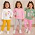 Conjunto Moletom Inverno Menina Blusa Beautiful E Calça Lisa Kely Kety - Imagem 5