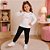 Conjunto Moletom Inverno Menina Blusa Love E Calça Lisa Kely Kety - Imagem 1