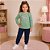 Conjunto Moletom Inverno Menina Blusa Love E Calça Lisa Kely Kety - Imagem 6
