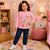 Conjunto Moletom Menina Blusa Love e Calça Kely Kety - Imagem 7