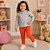 Conjunto Infantil Feminino Love com Capuz Kely & Kety - Imagem 9