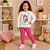 Conjunto Moletom Infantil Menina Blusa Estampada E Legging Kely & Kety - Imagem 6
