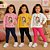 Conjunto Moletom Infantil Menina Blusa Estampada E Legging Kely & Kety - Imagem 1