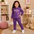 Conjunto Moletom Infantil Menina Inverno com Capuz Estampa Pretty Calça Lisa Sem Bolsos Kely & Kety - Imagem 8