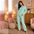 Pijama Feminino Soft Adulto Inverno Peluciado Quentinho Manga Longa Calça Longa Tardani - Imagem 4