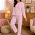 Pijama Feminino Soft Adulto Inverno Peluciado Quentinho Manga Longa Calça Longa Tardani - Imagem 7