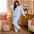 Pijama Feminino Soft Adulto Inverno Peluciado Quentinho Manga Longa Calça Longa Tardani - Imagem 2