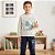 Conjunto Infantil de Moletom Masculino Gamer Menino Inverno Blusa Estampada + Calça Lisa Rei Rex - Imagem 2