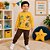 Conjunto Infantil Moletom Best Friends Menino Inverno Rei Rex - Imagem 6