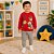 Conjunto Infantil Moletom Best Friends Menino Inverno Rei Rex - Imagem 3