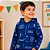 Conjunto Infantil Moletom com Capuz Menino Inverno Rei Rex - Imagem 1