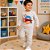 Conjunto Infantil Moletom Menino Rei Rex Blusa Calça Frio Tigre - Imagem 4