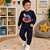 Conjunto Infantil Moletom Menino Rei Rex Blusa Calça Frio Tigre - Imagem 1