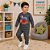 Conjunto Infantil Moletom Menino Rei Rex Blusa Calça Frio Tigre - Imagem 5