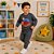 Conjunto Infantil Moletom Menino Rei Rex Blusa Calça Frio Tigre - Imagem 6