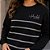 Blusa de Moletom Feminina Peluciada Gola Redonda Listrada Habana - Imagem 3