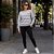 Blusa de Moletom Feminina Peluciada Gola Redonda Listrada Habana - Imagem 6