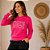 Blusa de Moletom Feminina Peluciada Estampa MOMENTOS Gola Redonda Habana - Imagem 3