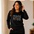 Blusa de Moletom Feminina Peluciada Estampa MOMENTOS Gola Redonda Habana - Imagem 6