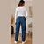 Calça Jeans Feminina Western Reta Cintura Média Wrangler - Imagem 2