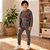 Conjunto Infantil Moletom California Menino com Capuz Rei Rex - Imagem 1