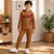 Conjunto Infantil Moletom California Menino com Capuz Rei Rex - Imagem 6