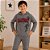 Conjunto Infantil Moletom California Menino com Capuz Rei Rex - Imagem 2
