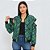 Jaqueta Feminina Estampada Azul/Verde com Abertura nos Ombros- Enfim - Imagem 5
