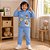 Conjunto Infantil Moletom Best Friends Menino com Capuz Rei Rex - Imagem 1