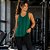 Regata Feminina Fitness Dry Fit Verde com Recortes Vazados Trifil - Imagem 1