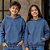 Blusão Oversized Jeans Infantil Unissex com Capuz Azul- Malwee Kids - Imagem 3